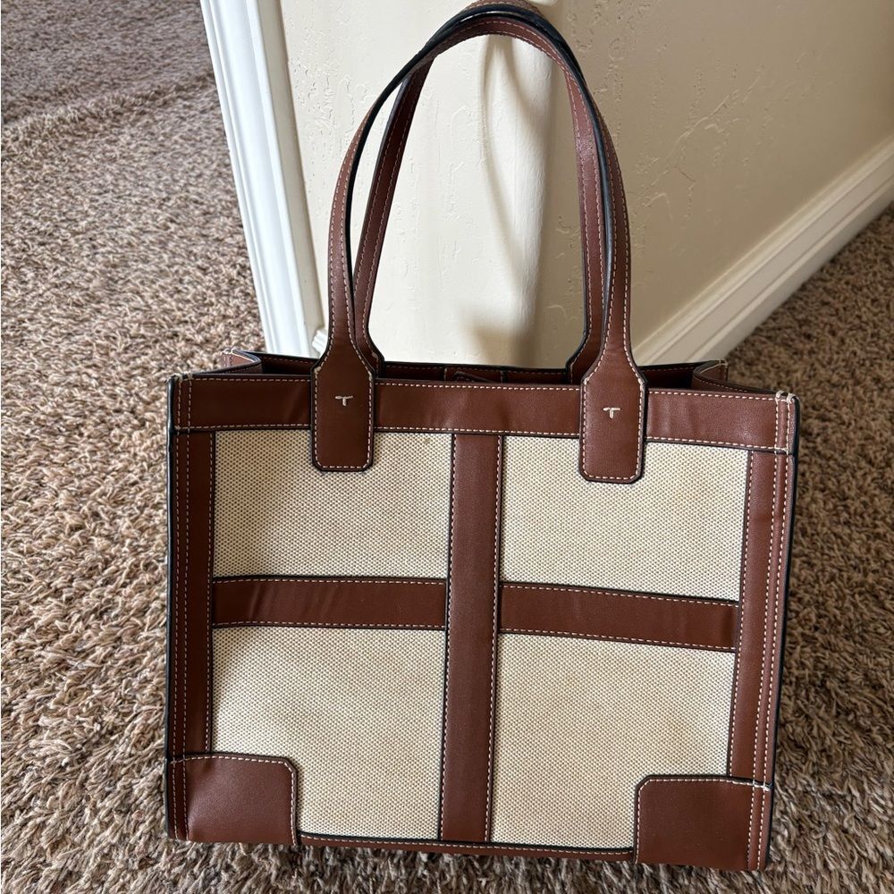 Tory Burch Canvas Tote - Picture 2 of 5
